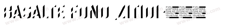 Basalte Fond_zitidi字体转换